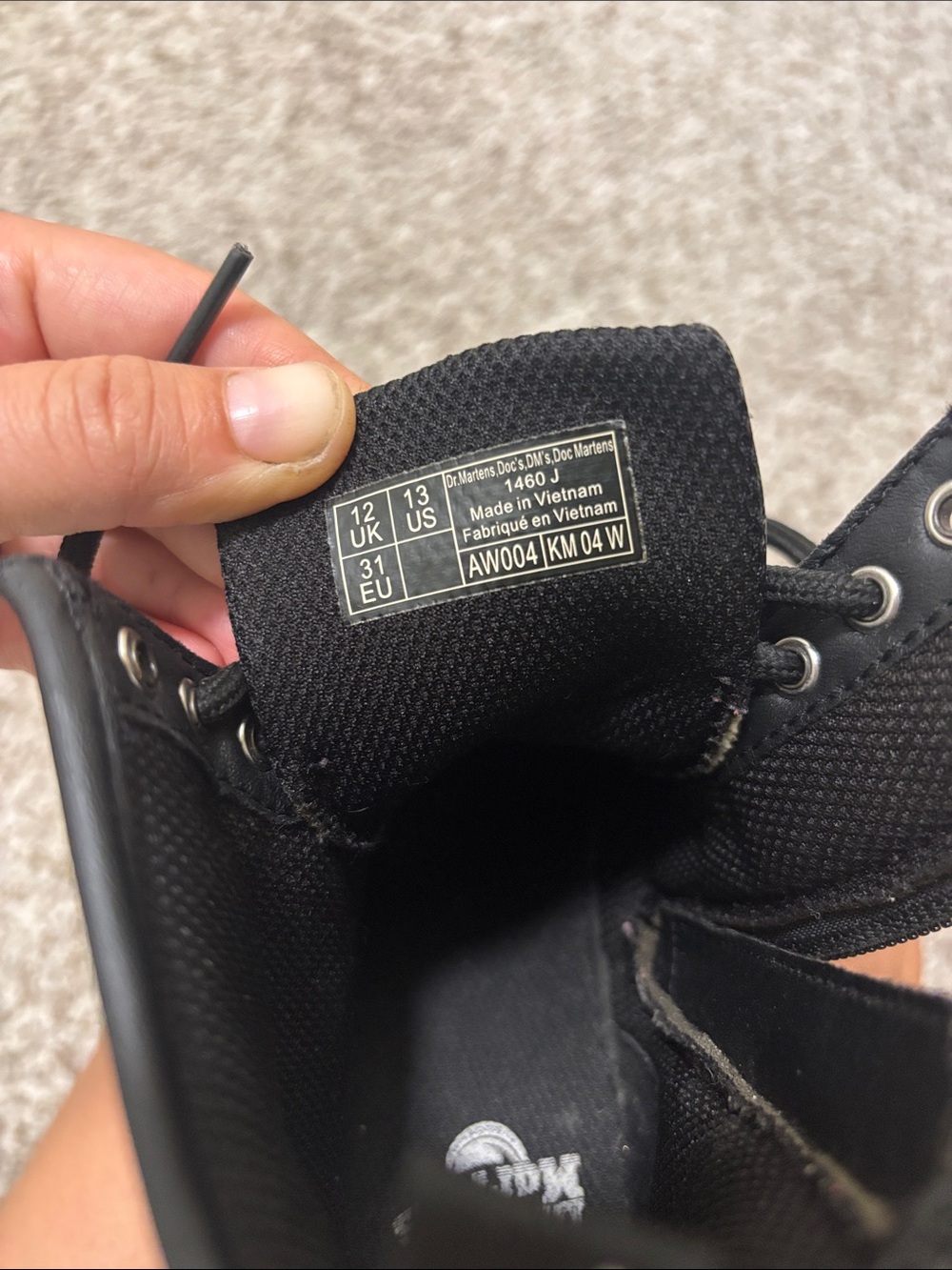 Dr. Martens black glitter boots 13 - Picture 5 of 9